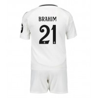 Maglia Calcio Real Madrid Brahim Diaz #21 Prima Divisa Bambino 2024-25 Manica Corta (+ pantaloncini)